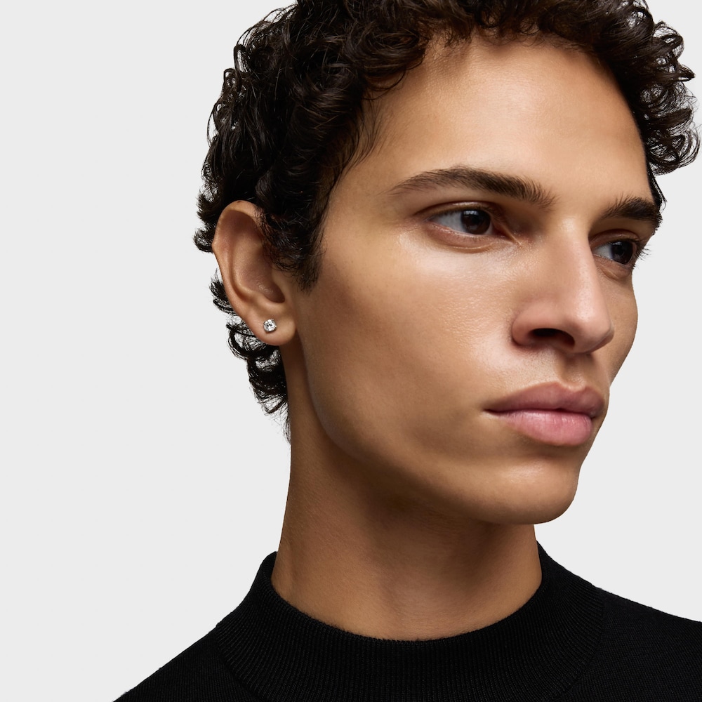Boucle d&rsquo;oreille individuelle en platine avec diamant cr&eacute;&eacute; en laboratoire 0,50&nbsp;ct TOUS Essentials LGD