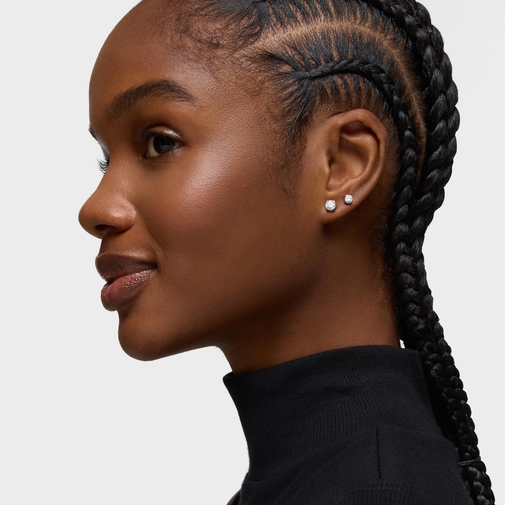 Boucle d&rsquo;oreille individuelle en platine avec diamant cr&eacute;&eacute; en laboratoire 0,50&nbsp;ct TOUS Essentials LGD