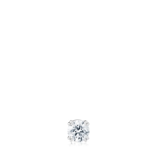 Individual platinum Earring with 1,00ct lab-grown diamond TOUS Essentials LGD