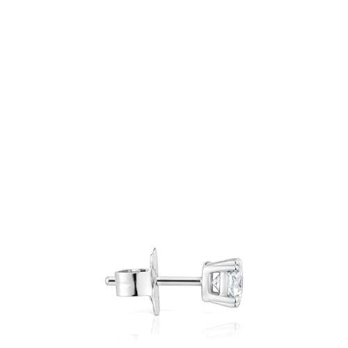 Individual platinum Earring with 1,00ct lab-grown diamond TOUS Essentials LGD