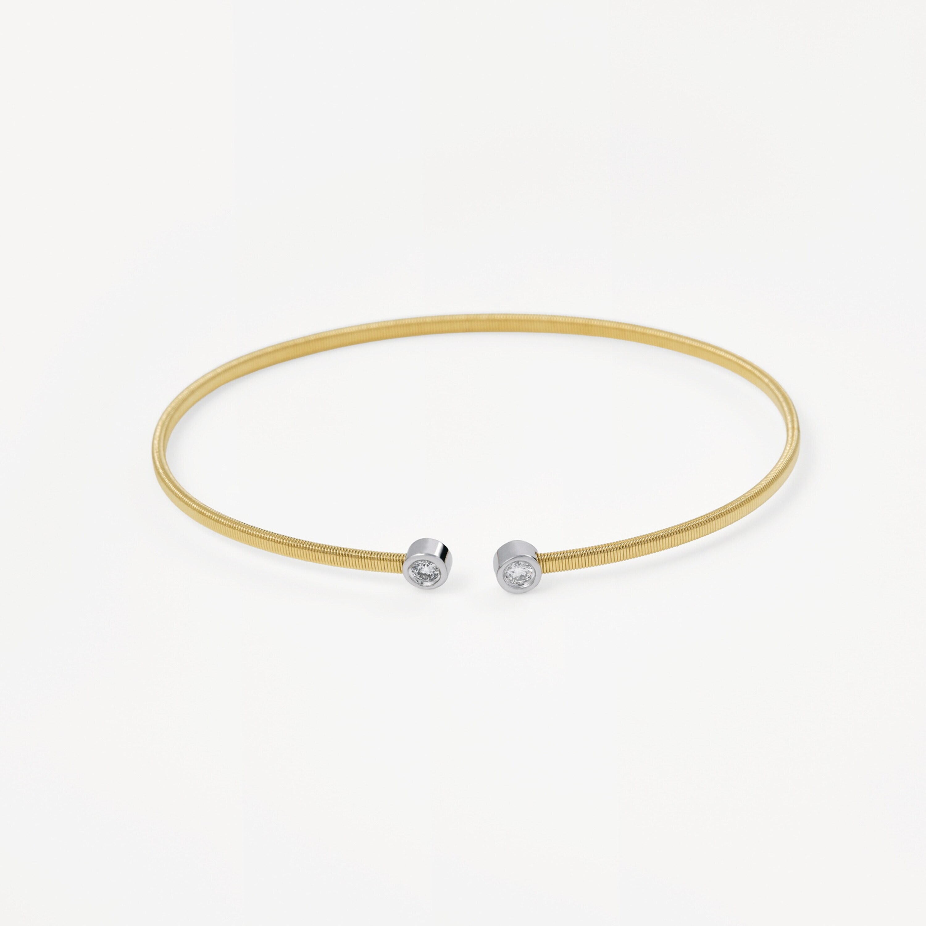Gold bracelet with two diamonds TOUS ATELIER