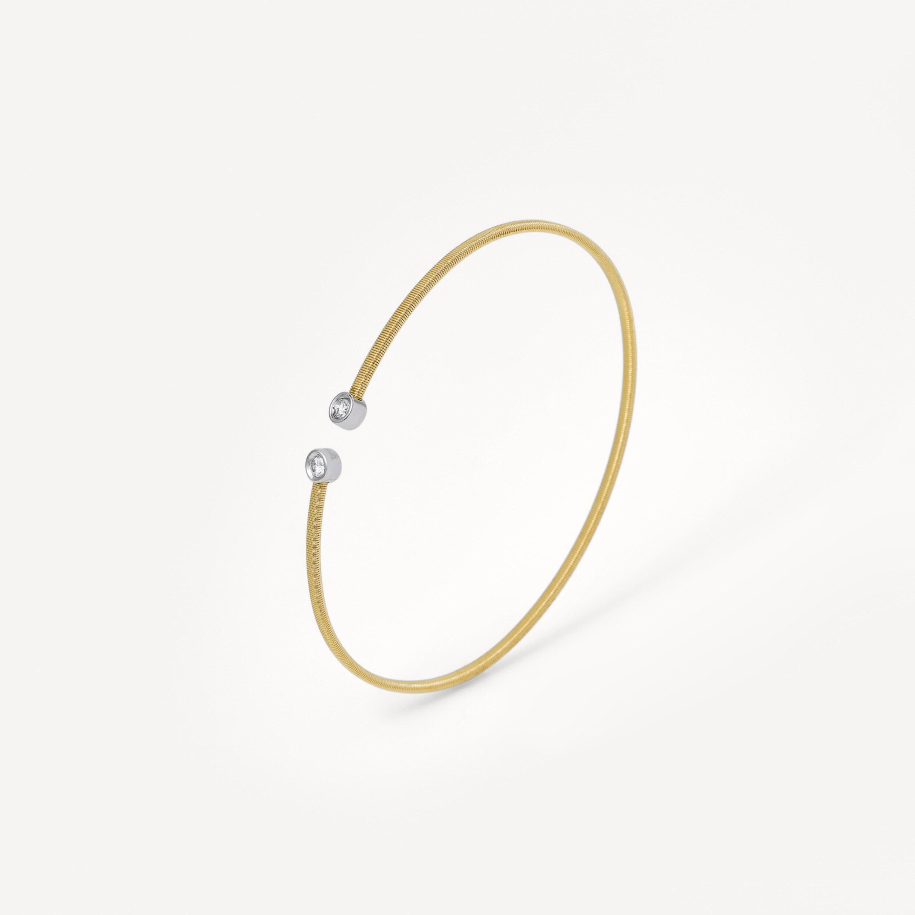 Gold bracelet with two diamonds TOUS ATELIER