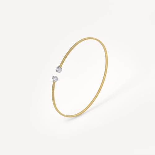 Pulsera de oro con dos diamantes TOUS ATELIER