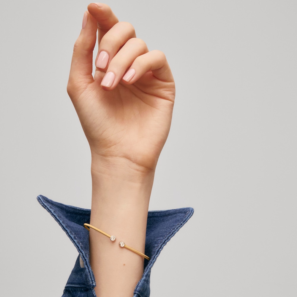 Gold bracelet with two diamonds TOUS ATELIER