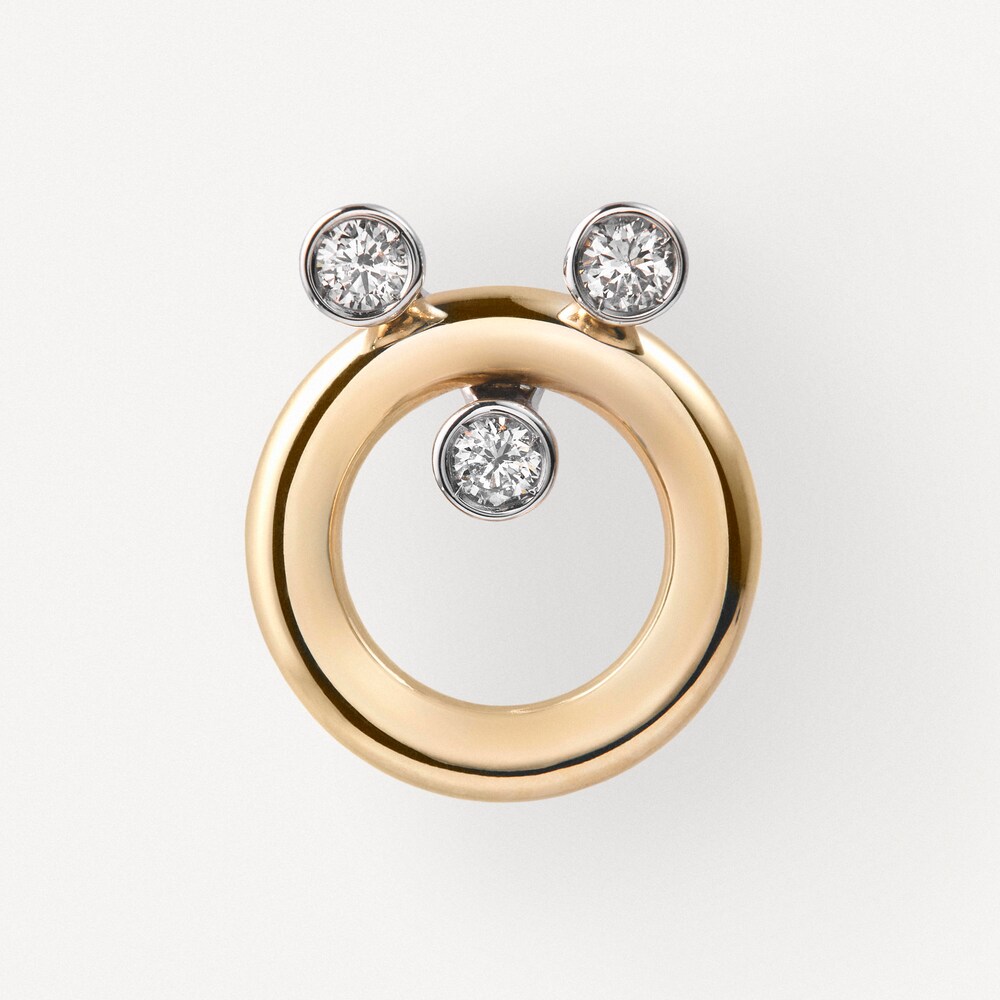 Pendientes de oro, titanio y diamantes TOUS ATELIER