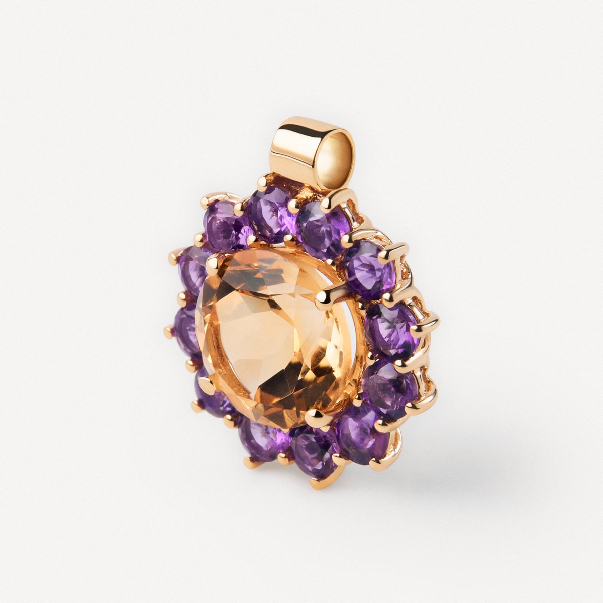 Gold Pendant with amethyst and citrine TOUS ATELIER