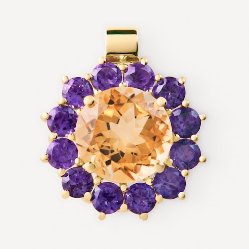 Gold Pendant with amethyst and citrine TOUS ATELIER