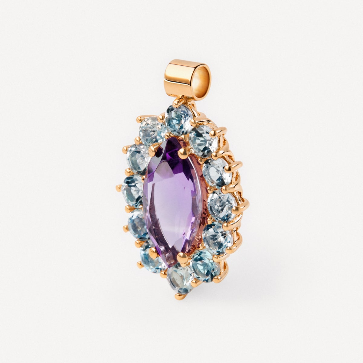 Gold Pendant with amethyst and topaz TOUS ATELIER