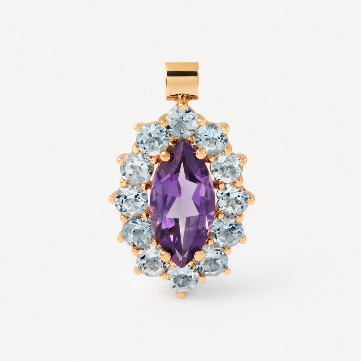 Gold Pendant with amethyst and topaz TOUS ATELIER