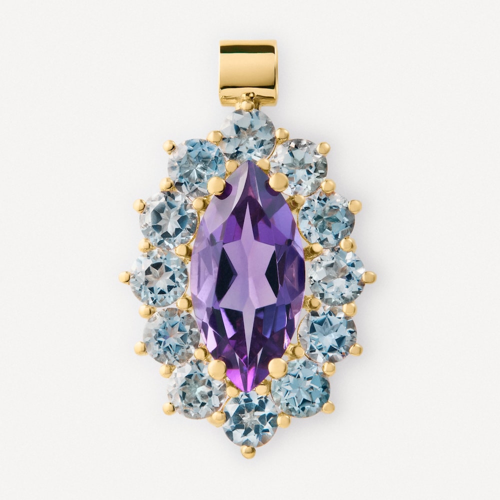 Colgante de oro con amatista y topacio TOUS ATELIER