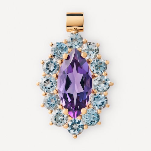Gold Pendant with amethyst and topaz TOUS ATELIER