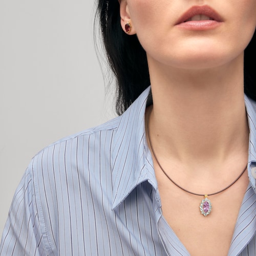 Gold Pendant with amethyst and topaz TOUS ATELIER