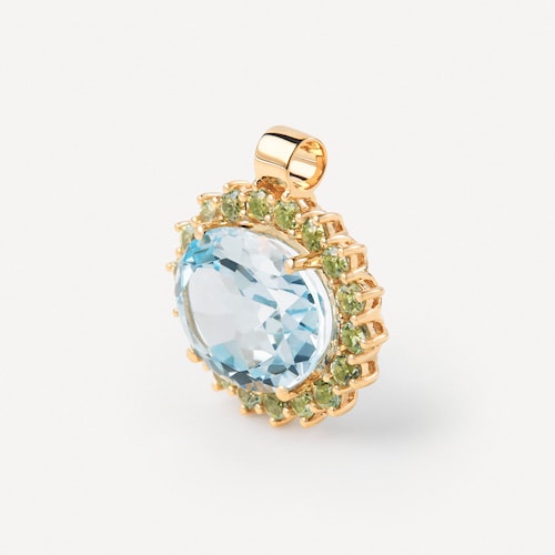 Gold Pendant with topaz and peridot TOUS ATELIER