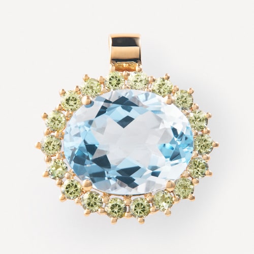 Gold Pendant with topaz and peridot TOUS ATELIER