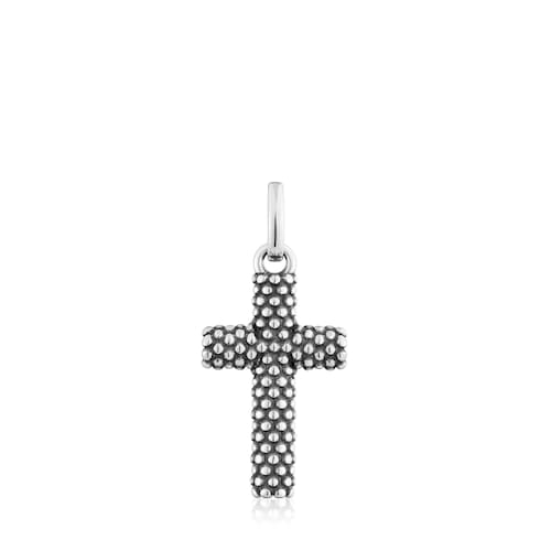 Colgante cruz de plata 22 mm TOUS Man