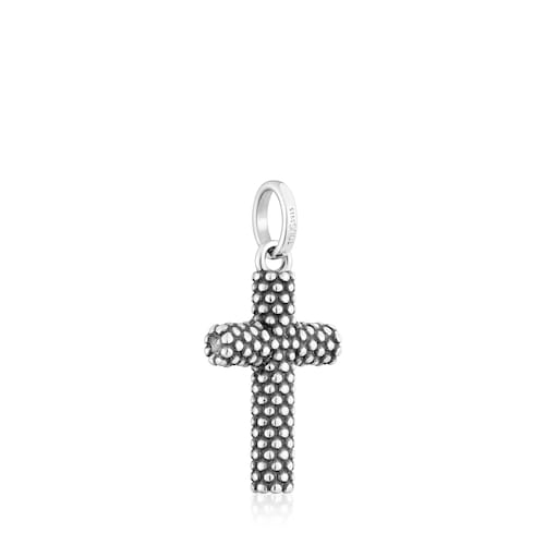 Colgante cruz de plata 22 mm TOUS Man