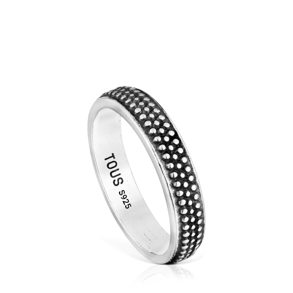 Tous - Anillo De Plata 4 Mm Tous Man Talla 18