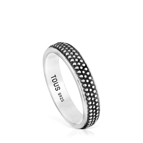 Anillo de plata 4 mm TOUS Man