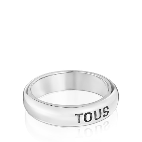 Anillo de plata 5 mm TOUS Man