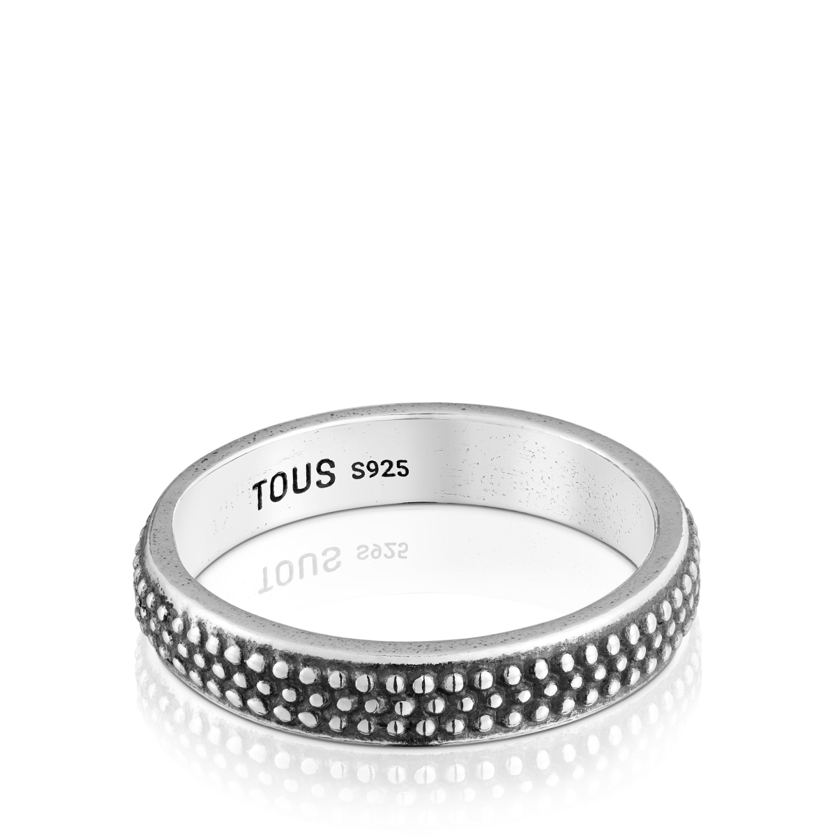 5 mm silver Ring TOUS Man