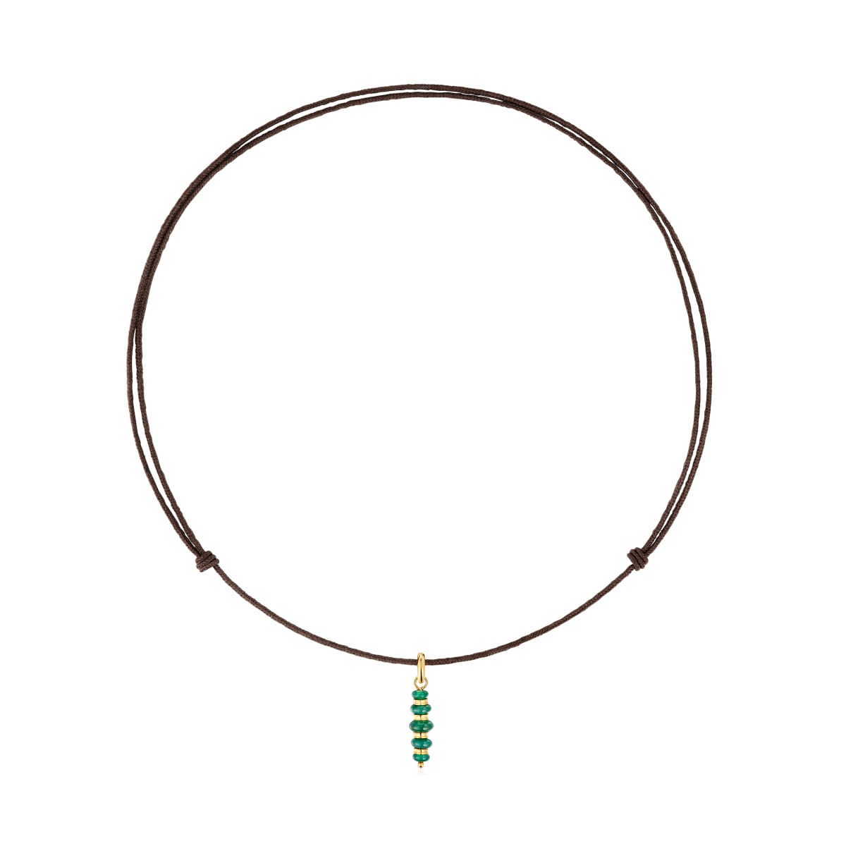 Tous - Collar Con Baño De Oro 18 Kt Sobre Plata Y Calcedonia Virtual Garden - Dorado