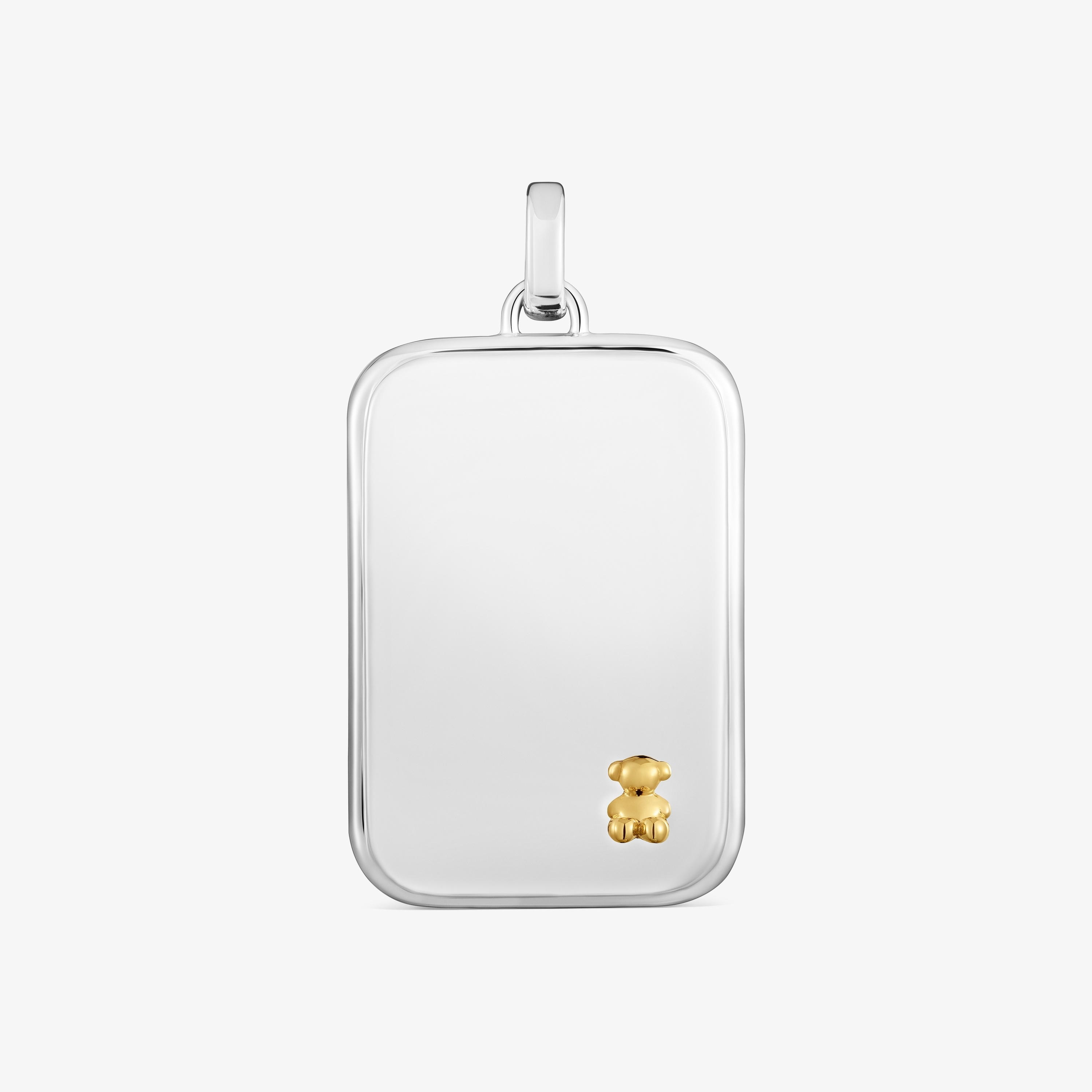 Two-tone bear motif Pendant TOUS Man