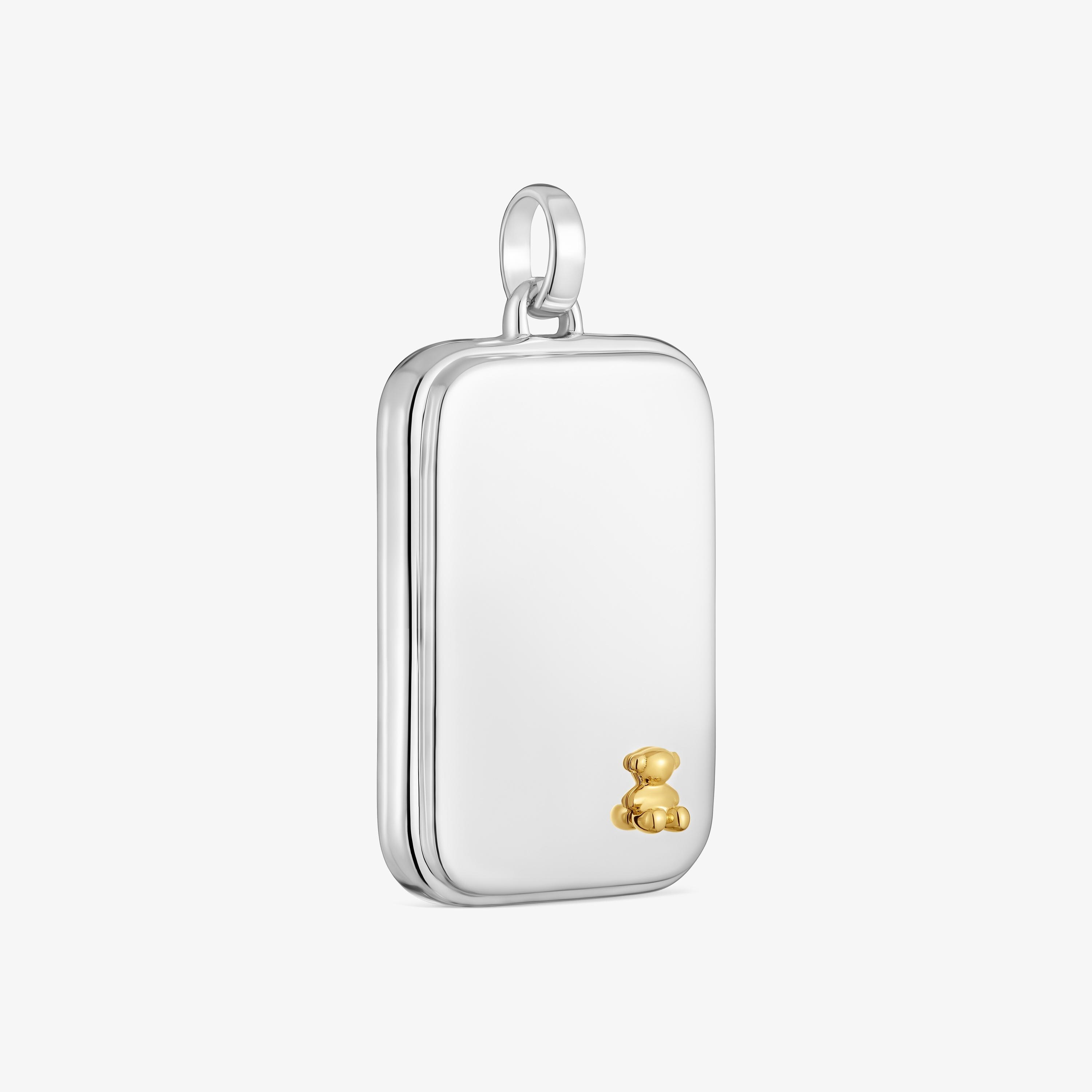 Two-tone bear motif Pendant TOUS Man