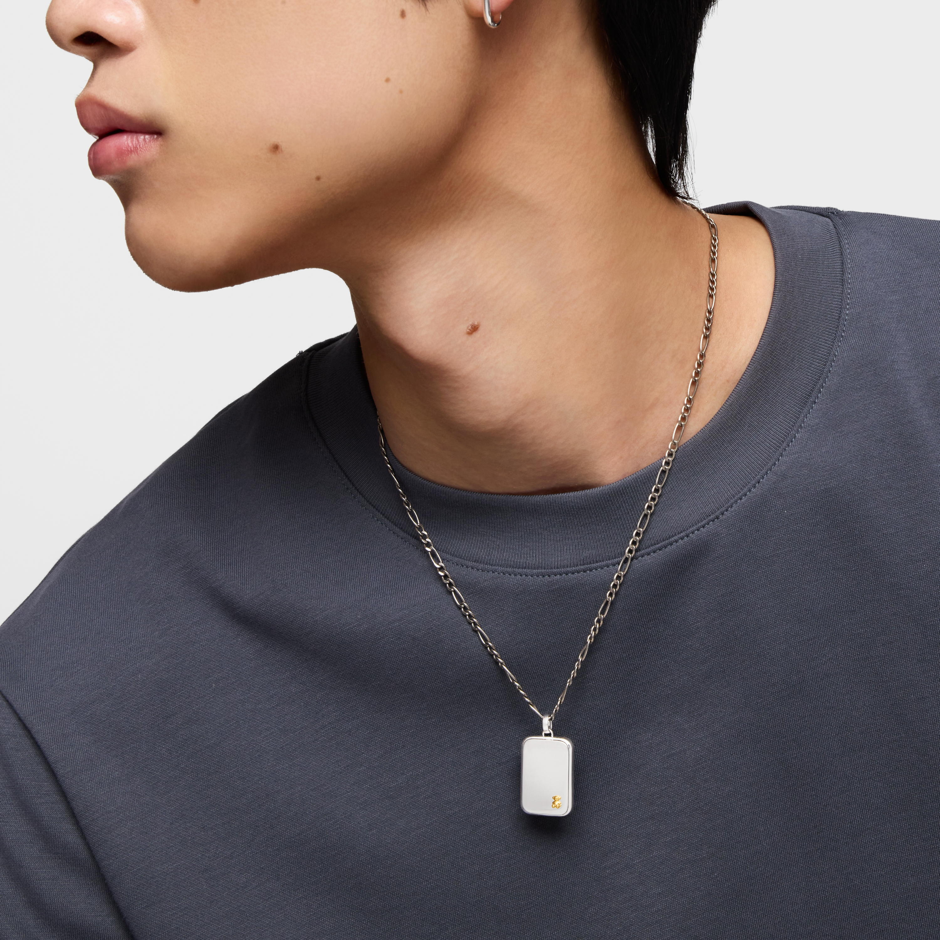 Two-tone bear motif Pendant TOUS Man
