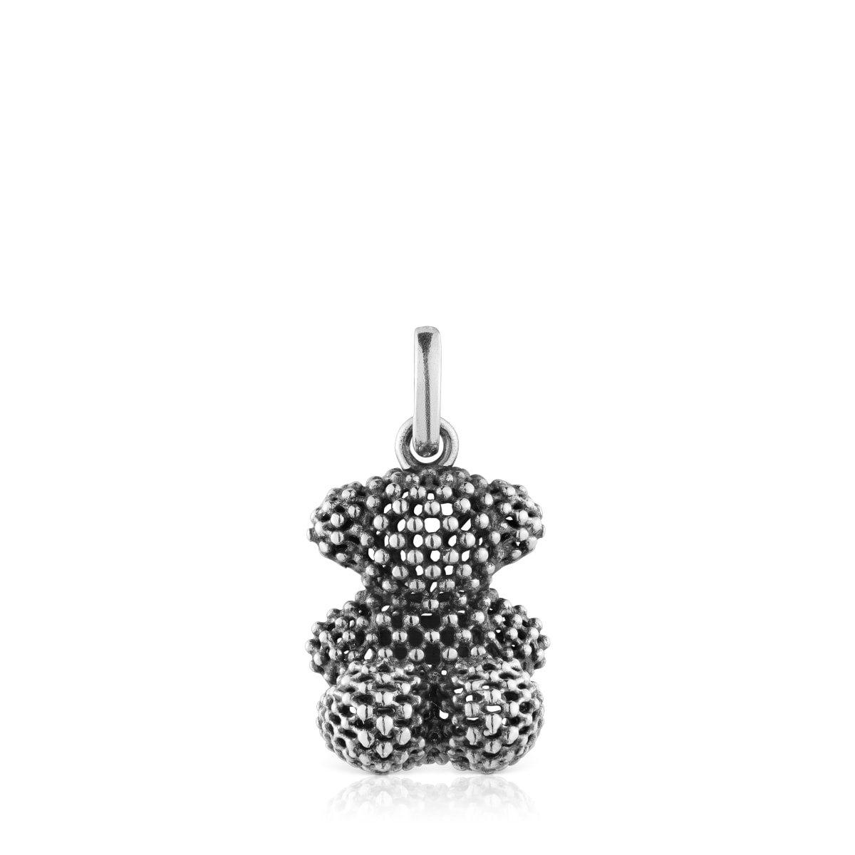 16 mm silver bear Pendant TOUS Man