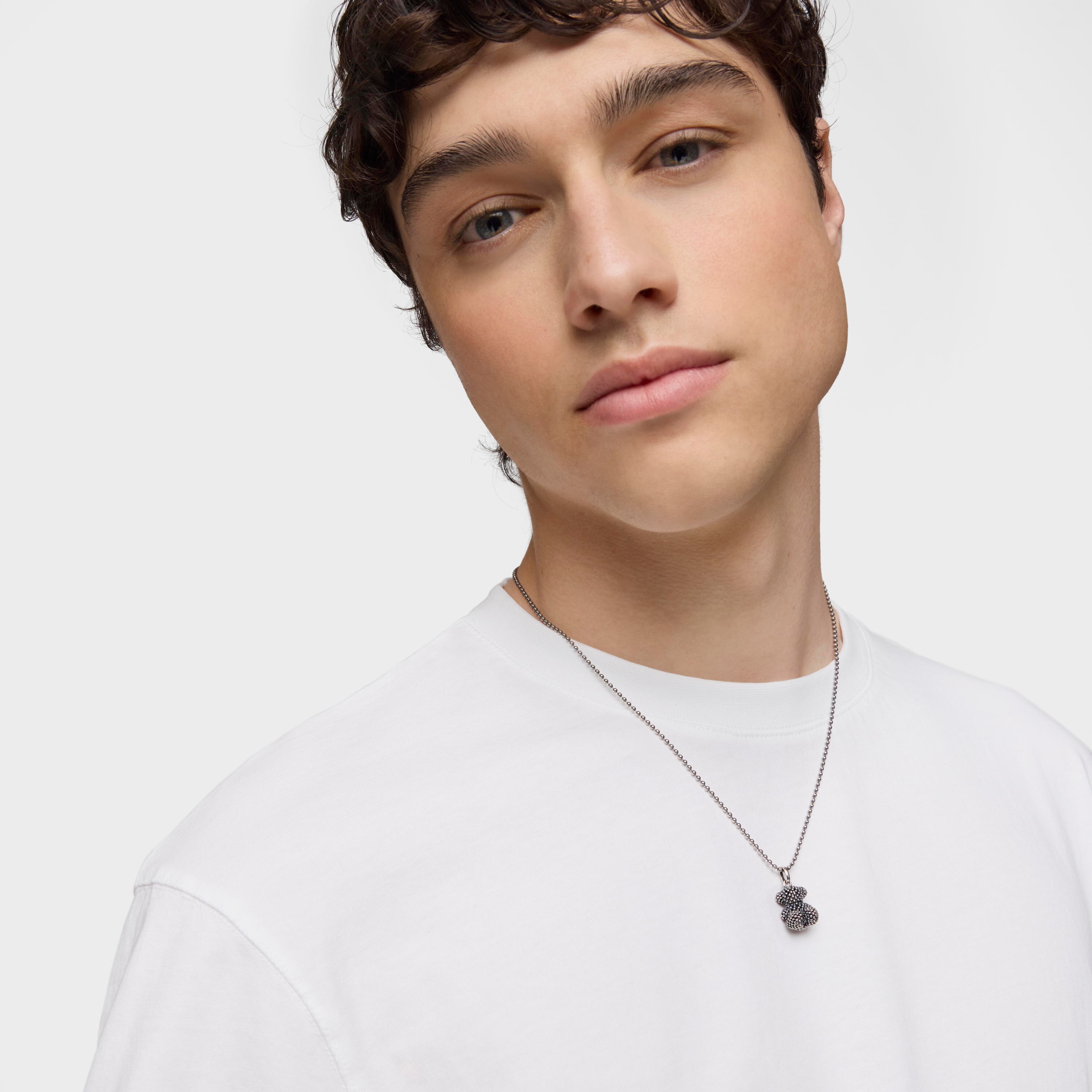 16 mm silver bear Pendant TOUS Man