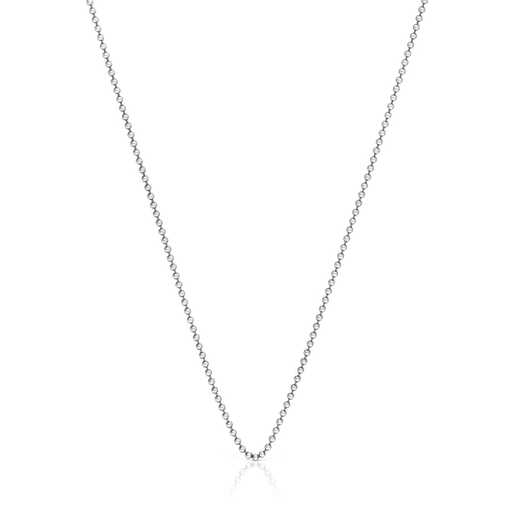 Short silver chain Necklace TOUS Man