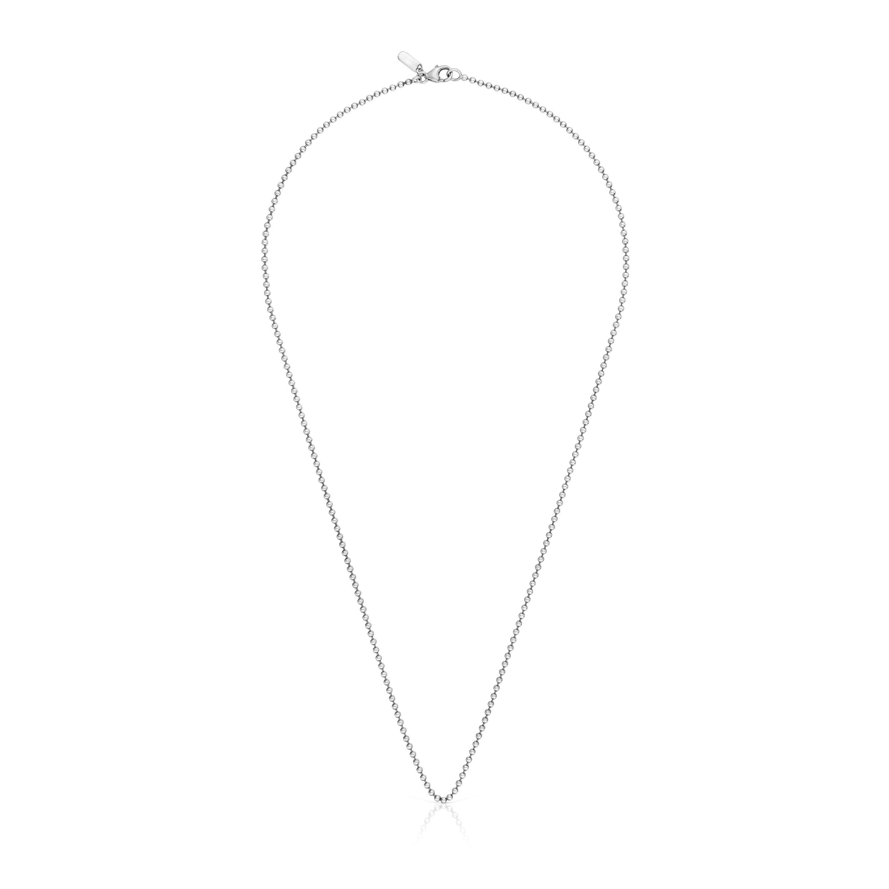 Collar corto cadena de plata TOUS Man
