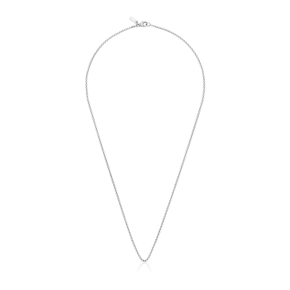 Collar corto cadena de plata TOUS Man image number 1