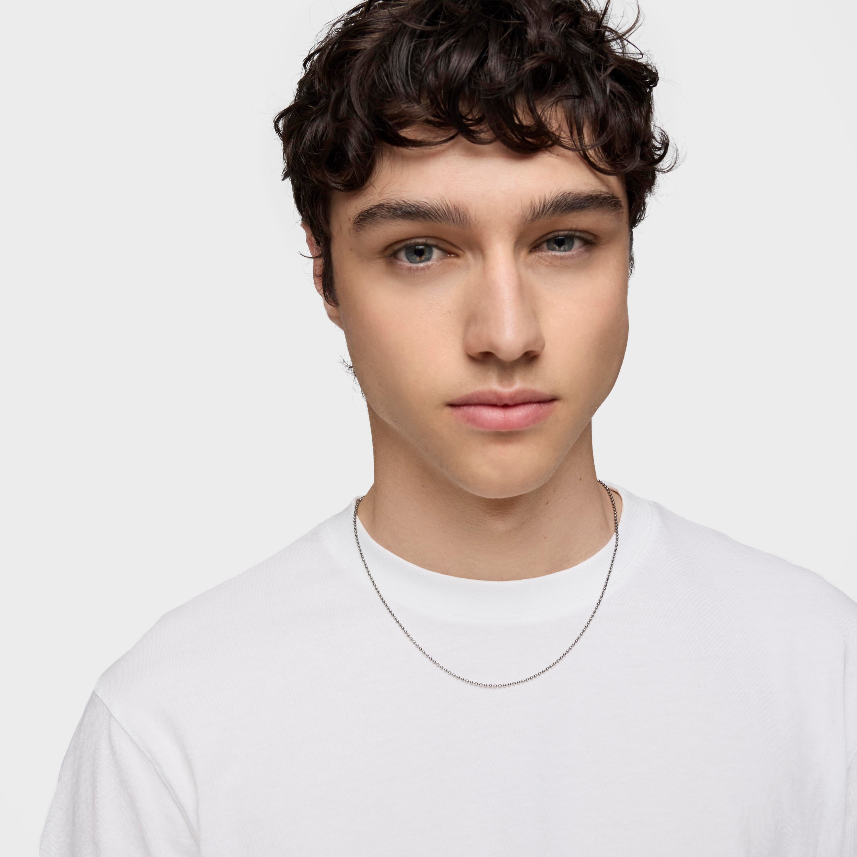 Short silver chain Necklace TOUS Man