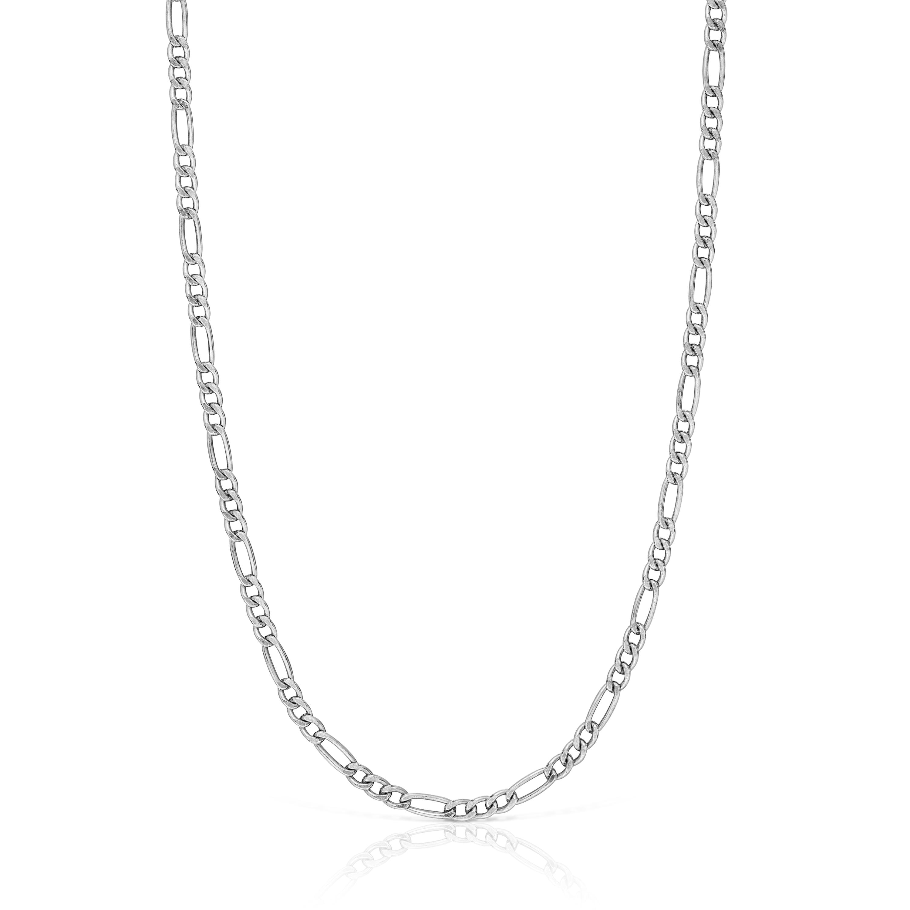 Collar corto cadena barbada de plata TOUS Man