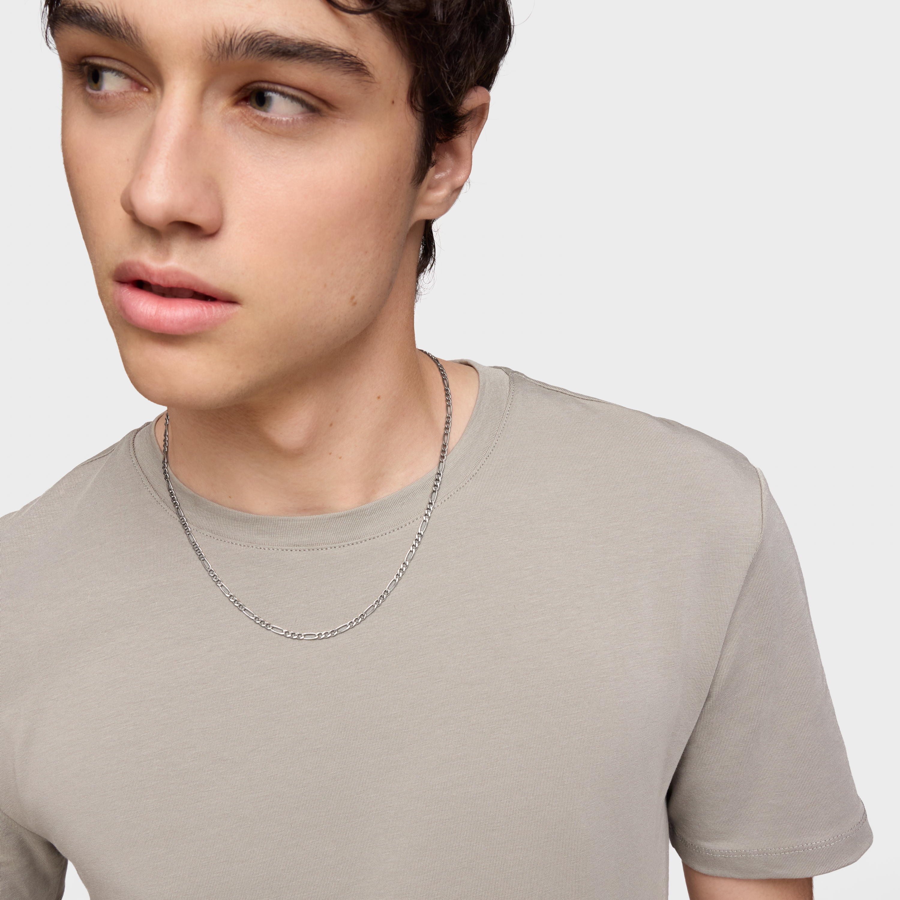 Short silver curb-chain Necklace TOUS Man