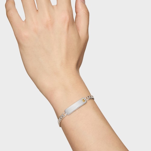 Pulsera cadena bicolor motivo oso TOUS Man