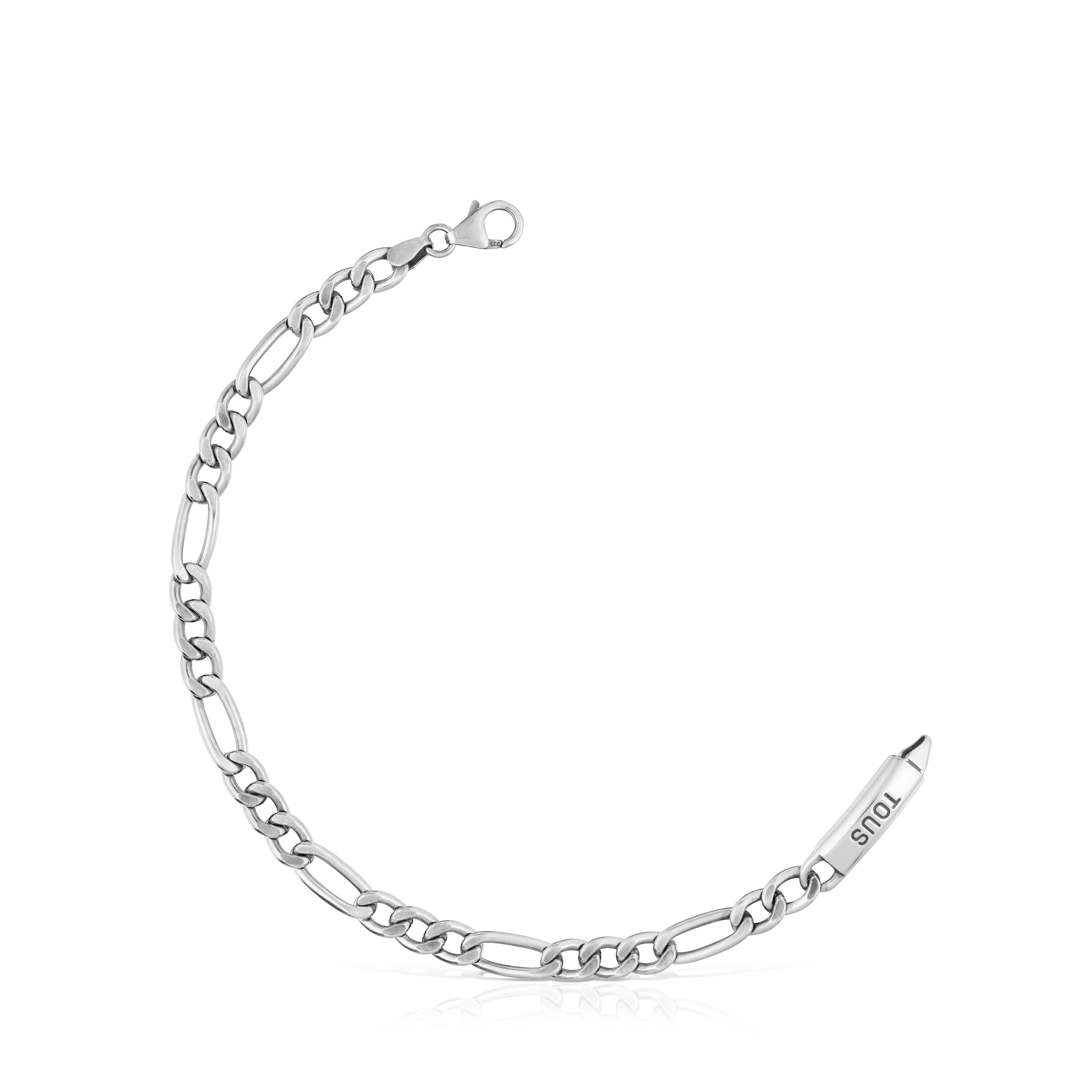 Pulsera cadena barbada de plata TOUS Man
