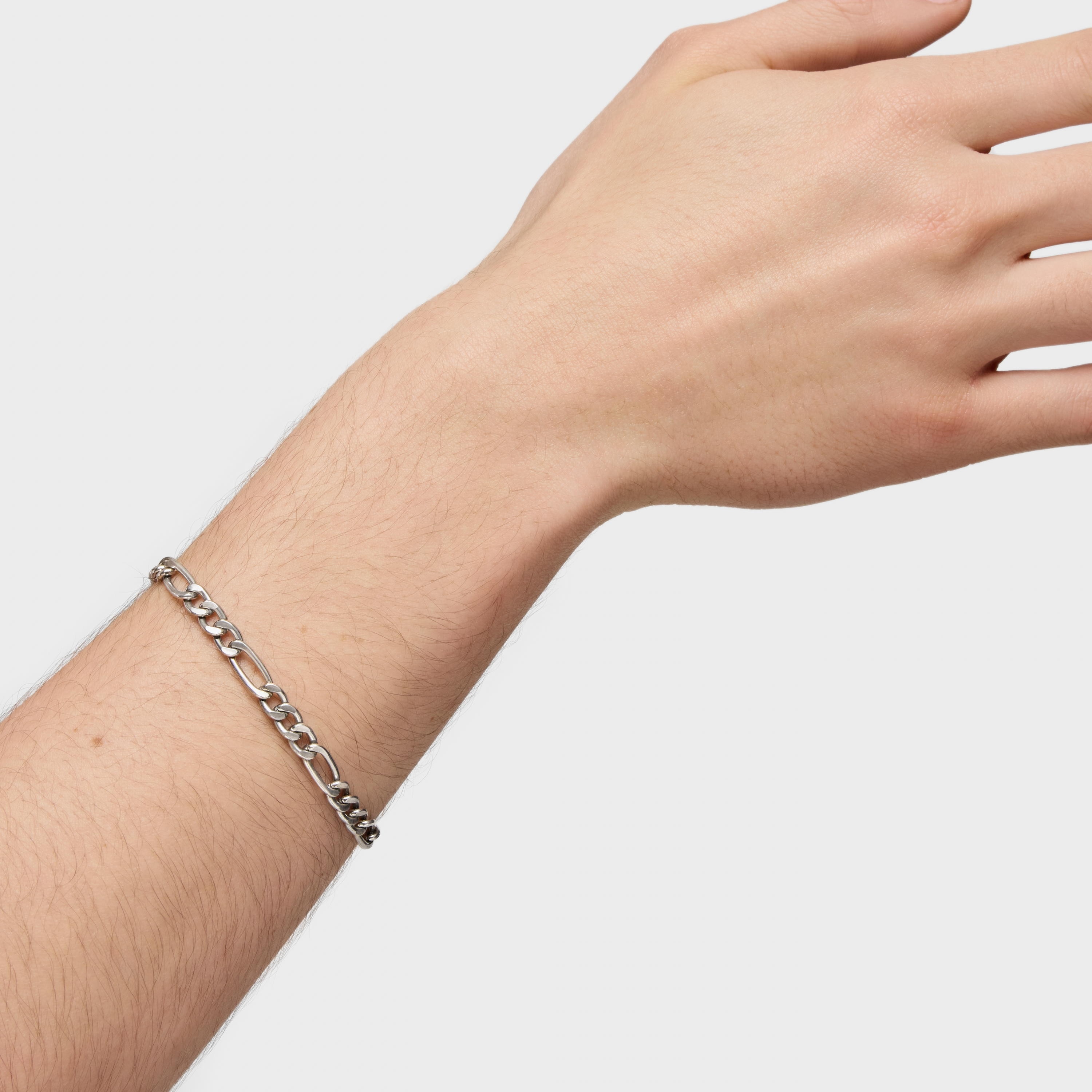 Pulsera cadena barbada de plata TOUS Man