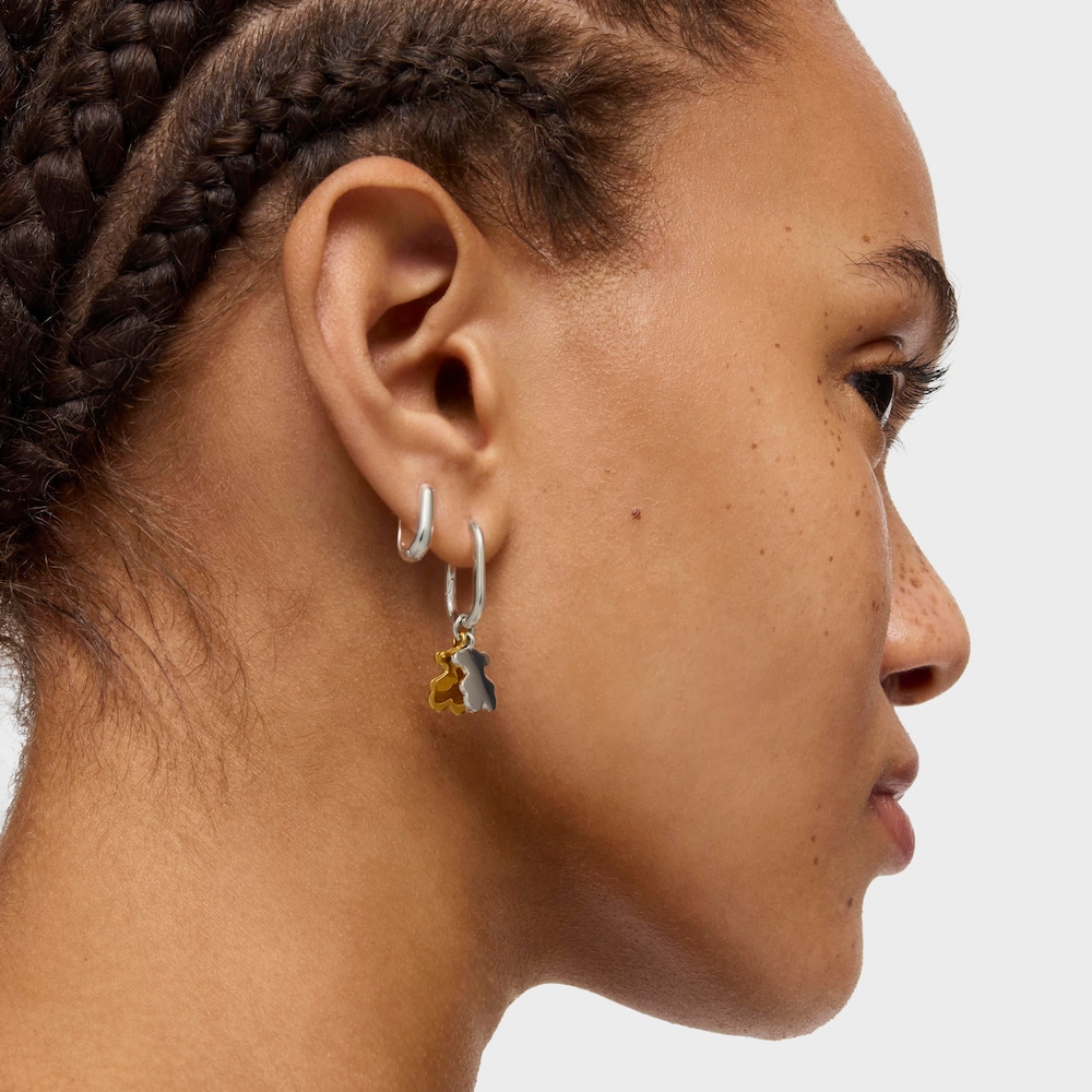 Mal&eacute; dvoubarevn&eacute; Kruhov&eacute; n&aacute;u&scaron;nice Sweet Dolls s&nbsp;motivem medv&iacute;dka