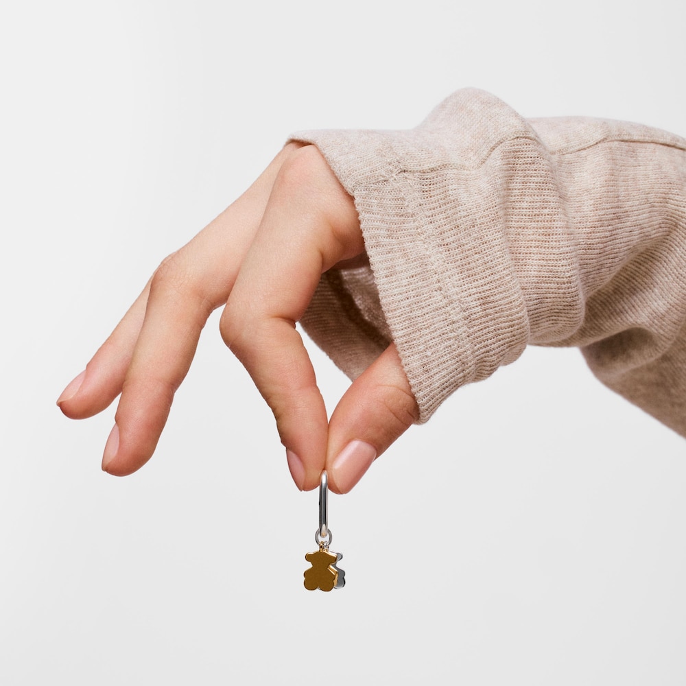 Mal&eacute; dvoubarevn&eacute; Kruhov&eacute; n&aacute;u&scaron;nice Sweet Dolls s&nbsp;motivem medv&iacute;dka