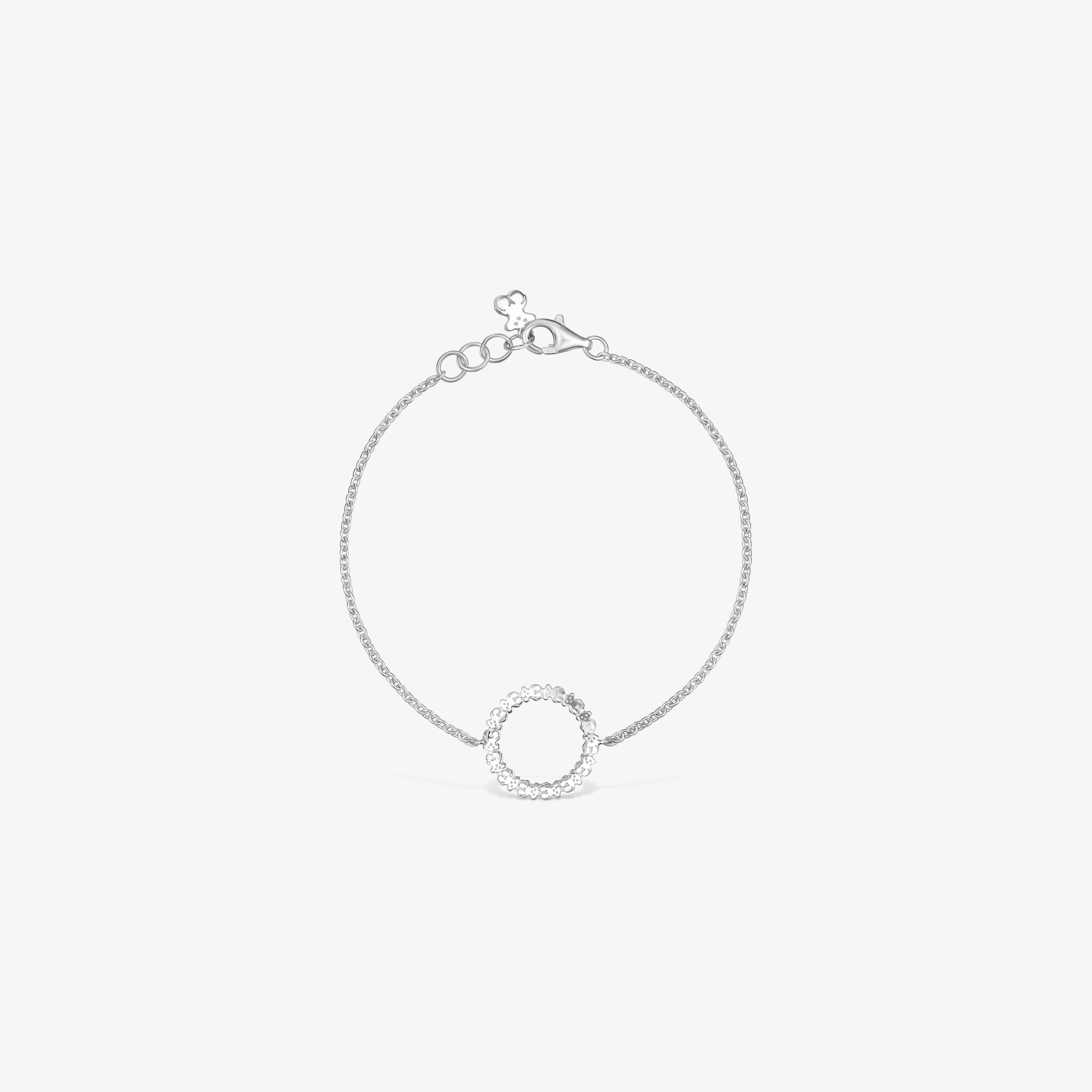 Bracciale TOUS In Argento Con Disco Dritto – Gioiello Originale In Confezione Regalo