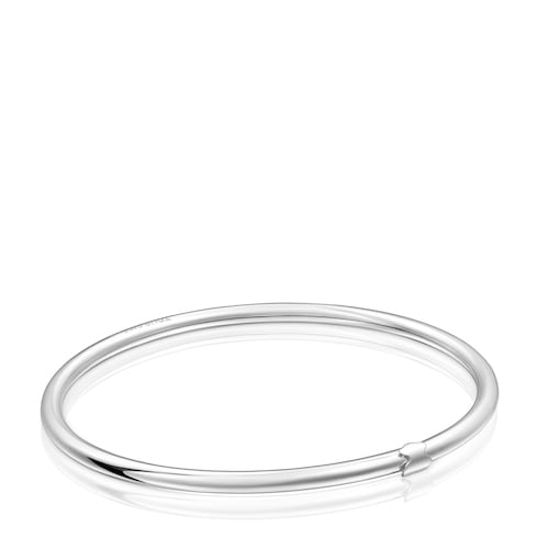 Pulsera esclava cerrada de plata Hold