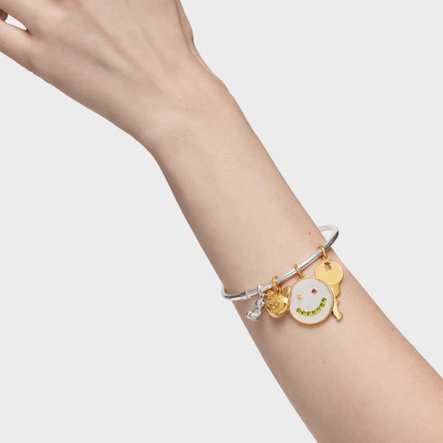 Pulsera esclava cerrada de plata Hold