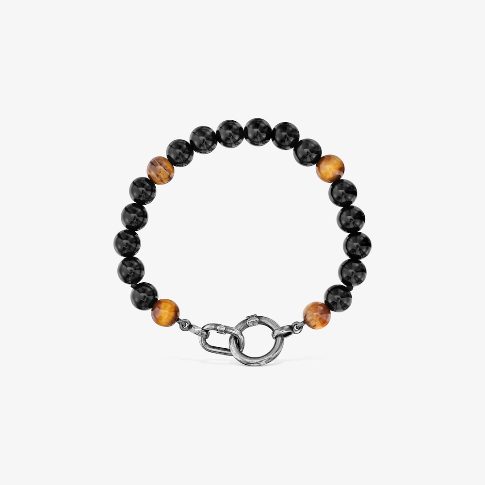 Strieborn&yacute; N&aacute;ramok s&nbsp;&oacute;nyxom, tigr&iacute;m okom a&nbsp;kr&uacute;žkami Hold Man