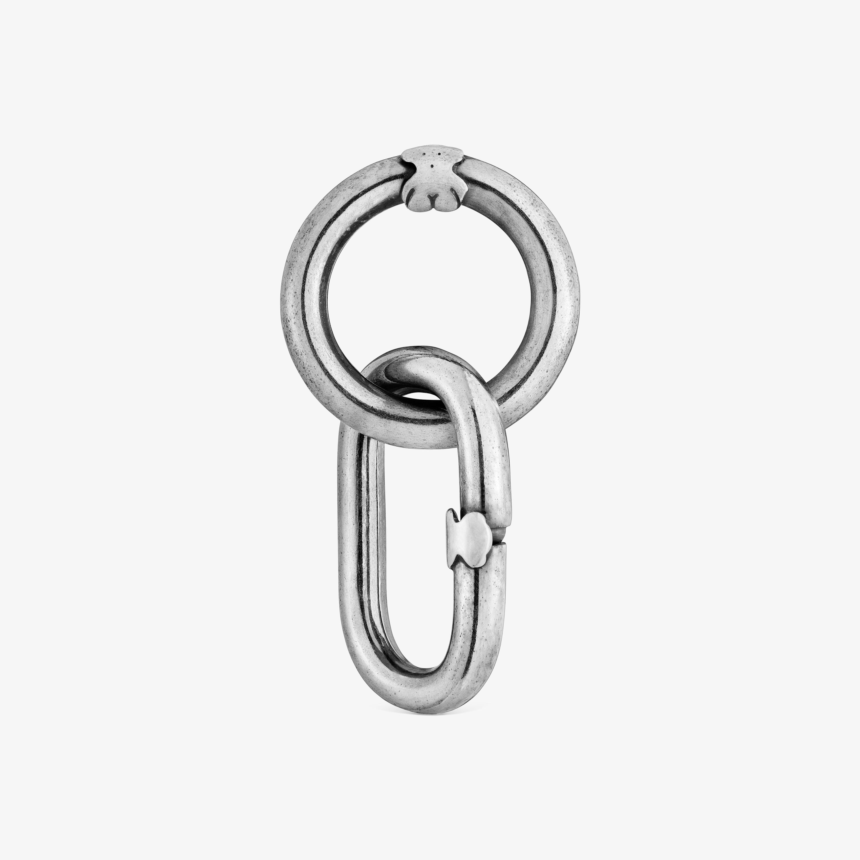 Silver rings Pendant Hold Man