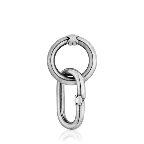 Silver rings Pendant Hold Man