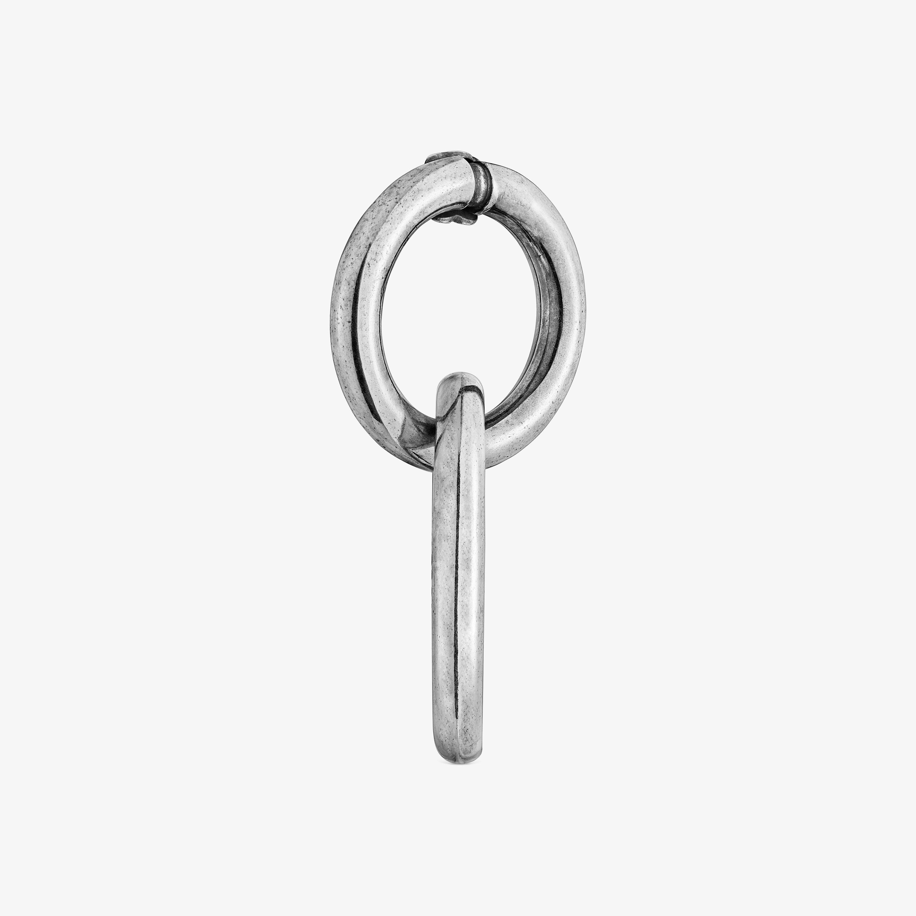 Silver rings Pendant Hold Man