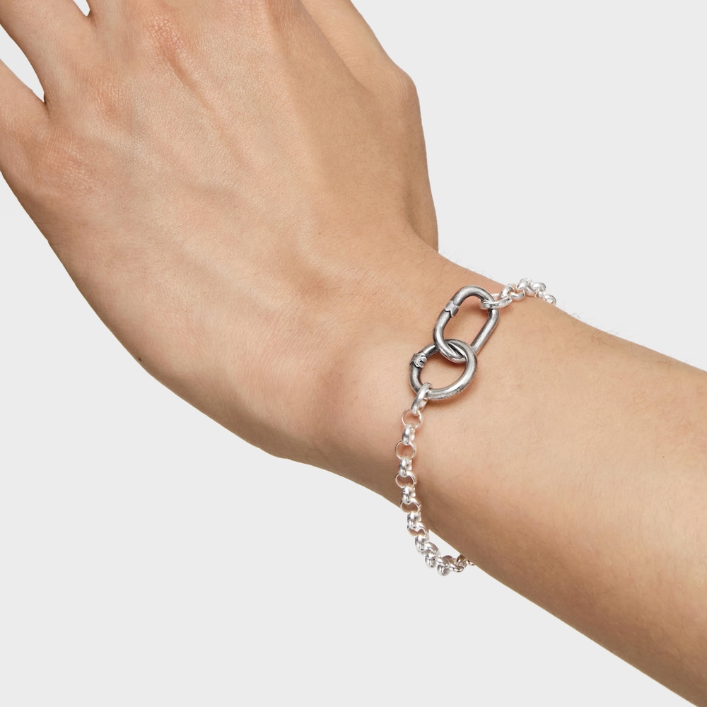 Silver rings Pendant Hold Man