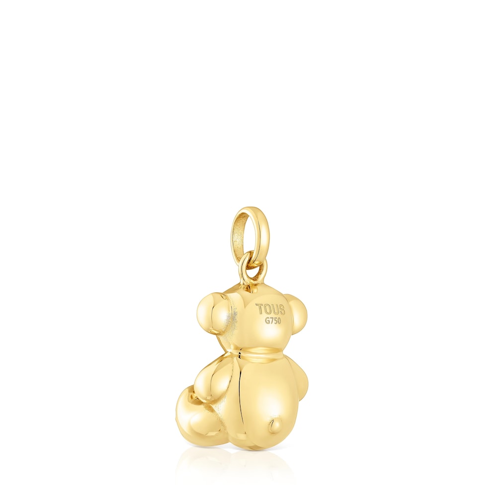 Colgante oso de oro y diamantes de 0,08 ct Bold Bear image number 2